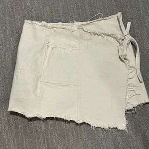Urban Outfitters Cream Mini Skirt